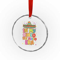 Funny Mexican Fiesta Party Crystal Glass Ornament In My Cinco De Mayo Era