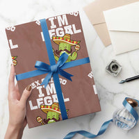 Funny Mexican Immigrant Wrapping Paper Roll Relax Gringo Im Legal Cinco De Mayo