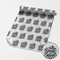 Funny Mexican Party Gift Wrapping Paper Roll Single De Mayo Squad