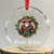 Funny Mexican Santa Crystal Glass Ornament Cholo Claus Christmas in Mexico - Wonder Print Shop