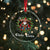 Funny Mexican Santa Crystal Glass Ornament Cholo Claus Christmas in Mexico - Wonder Print Shop