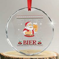 Funny Mexican Santa Drinking Crystal Glass Ornament Ho Ho Hol Mir Mal Ein Bier Hold Me A Beer Xmas Party TS02