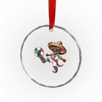 Funny Mexican Xolo Dog Playing Soccer Crystal Glass Ornament Football Fan Gift