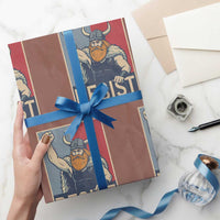Funny Minneapolis Viking Resist Abolish Ice Protest Wrapping Paper Roll