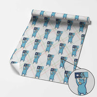 Funny Minnesota Folklore Babe The Blue Ox Wrapping Paper Roll Ice Out