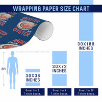 Funny Moister Than An Oyster Wrapping Paper Roll Shucking Inappropriate Adult Humor - Wonder Print Shop