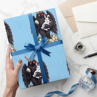 Funny Mothman Bunny Ears Wrapping Paper Roll Point Pleasant Cryptid Lover Gift