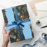 Funny Mothman Cryptid Believer Wrapping Paper Roll Never Heard Of Him