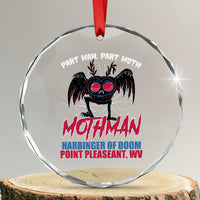 Funny Mothman Crystal Glass Ornament Part Man Part Moth Harbinger Of Doom Point Pleasent WV TS02