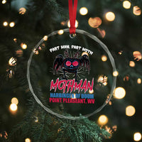 Funny Mothman Crystal Glass Ornament Part Man Part Moth Harbinger Of Doom Point Pleasent WV TS02