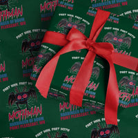 Funny Mothman Wrapping Paper Roll Part Man Part Moth Harbinger Of Doom Point Pleasent WV
