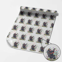 Funny Mothman Easter Bunny Ears Wrapping Paper Roll Cryptid Lover Gift