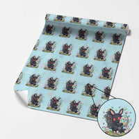 Funny Mothman Easter Bunny Ears Wrapping Paper Roll Cryptid Lover Gift