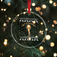 Funny Movie Crystal Glass Ornament Glorious Leg Lamp Ugly Gift TS10