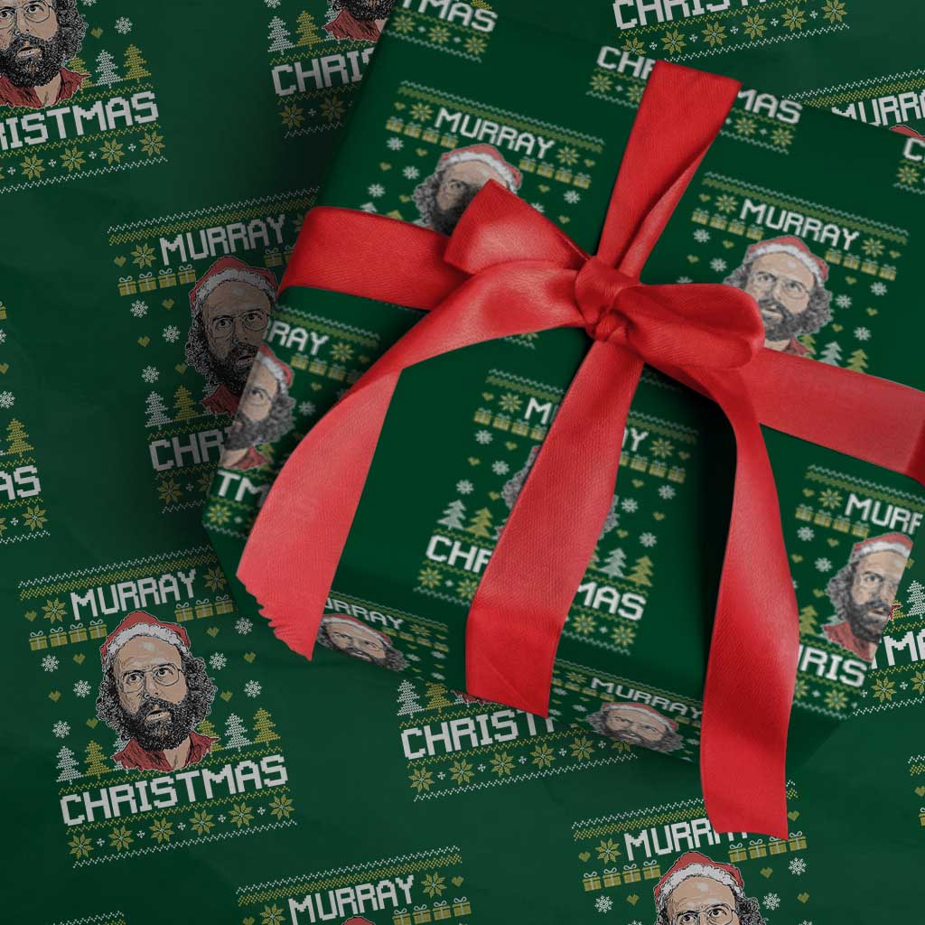 Funny Murray Christmas Wrapping Paper Roll Stranger Xmas Things Holiday Movie - Wonder Print Shop