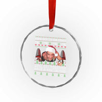 Funny Nakatomi Plaza Christmas Crystal Glass Ornament Come Out To The Coast John Xmas 80's Die Movie - Wonder Print Shop