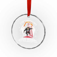 Funny Nakatomi Plaza Crystal Glass Ornament It's Not Xmas Until Hans Gruber Falls From Nakatomi Plaza Explode TS11