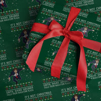 Funny Nakatomi Plaza Wrapping Paper Roll It's Not Xmas Until Hans Gruber Falls Xmas Party 1988
