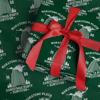 Funny Nakatomi Plaza Wrapping Paper Roll Xmas Party 1988 Survivor