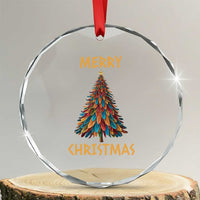 Funny Native American Eagle Feather Xmas Tree Crystal Glass Ornament TS11
