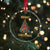 Funny Native American Eagle Feather Xmas Tree Crystal Glass Ornament - Wonder Print Shop