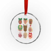 Funny Naughty Christmas Dirty Xmas Adult Humor Crystal Glass Ornament - Wonder Print Shop