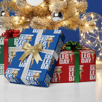 Funny Never Skip Leg Day Christmas Movie Wrapping Paper Roll Italian Leg Lamp - Wonder Print Shop