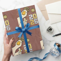 Funny New Years Eve Silly Goose 2026 Wrapping Paper Roll New Year Party - Wonder Print Shop