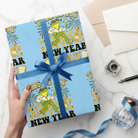 Funny New Years Eve Wrapping Paper Roll This Is My New Year Toad Frog Pun - Wonder Print Shop