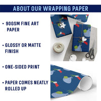 Funny NICU Labor Delivery Nurse Christmas Santa Green Baby Wrapping Paper Roll - Wonder Print Shop