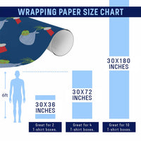 Funny NICU Labor Delivery Nurse Christmas Santa Green Baby Wrapping Paper Roll - Wonder Print Shop