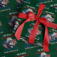 Funny No King In America Since 1776 No One Is Above The Law Wrapping Paper Roll George Washington - Wonder Print Shop