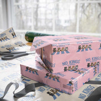 Funny No Kings Cute Forest Animals Wrapping Paper Roll Gift For Animal Lovers