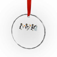 Funny No Kings MN Rebel Loon Crystal Glass Ornament Minnesota State Pride