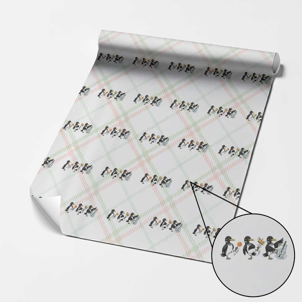 Funny No Kings MN Rebel Loon Wrapping Paper Roll Minnesota State Pride