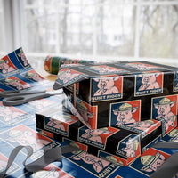 Funny No Kings Quiet Piggy Meme Wrapping Paper Roll Political Humor Gift - Wonder Print Shop