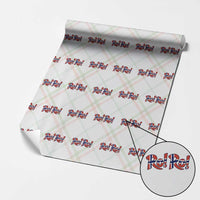Funny Norway Flag Ro Ro Typography Graphic Wrapping Paper Roll Norge Norwegian Flag Football Fans