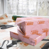 Funny Nurse Christmas Wrapping Paper Roll The Life Of A Nurse - Wonder Print Shop