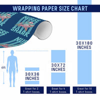 Funny Nurse Shark Wrapping Paper Roll Medical Worker Appreciation Gift