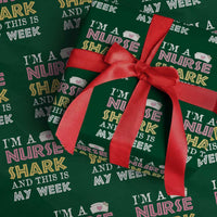 Funny Nurse Shark Gift Wrapping Paper Roll This Is My Week