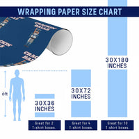 Funny Nutcracker Baseball Wrapping Paper Roll Crackin' Balls Baseball Players - Wonder Print Shop