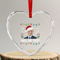 Funny Obama Ugly Xmas Heart Crystal Glass Ornament Funny Santa Xmas Light - Wonder Print Shop