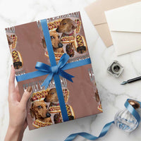Funny Offensive Dachshund Wrapping Paper Roll Easily Distracted By Small Wieners Bootleg Meme