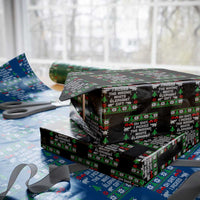 Funny Oh Shit I Picked The Wrong White Elephant Gift Wrapping Paper Roll Christmas Gift Exchange - Wonder Print Shop