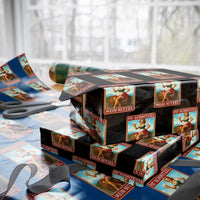 Funny Oktoberfest Wrapping Paper Roll German Octoberfest Matching Drinking Beer Pun Up Girl - Wonder Print Shop