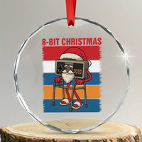 Funny Old Gamer Christmas Crystal Glass Ornament Retro 80s 90s Video Game TS14