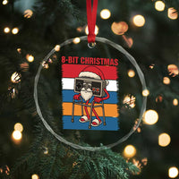 Funny Old Gamer Christmas Crystal Glass Ornament Retro 80s 90s Video Game TS14