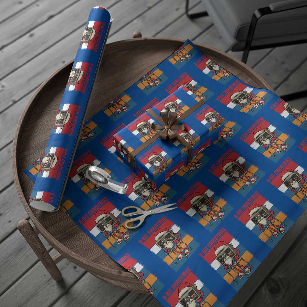 Funny Old Gamer Christmas Wrapping Paper Roll Retro 80s 90s Video Game - Wonder Print Shop
