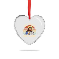Funny OMG You Guys I Never Said That Heart Crystal Glass Ornament Retro Christian Relegious - Wonder Print Shop