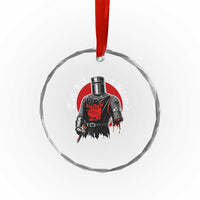 Funny One Arm Knight Medieval Crystal Glass Ornament Tis But A Scratch Classic Dark Humor Parody